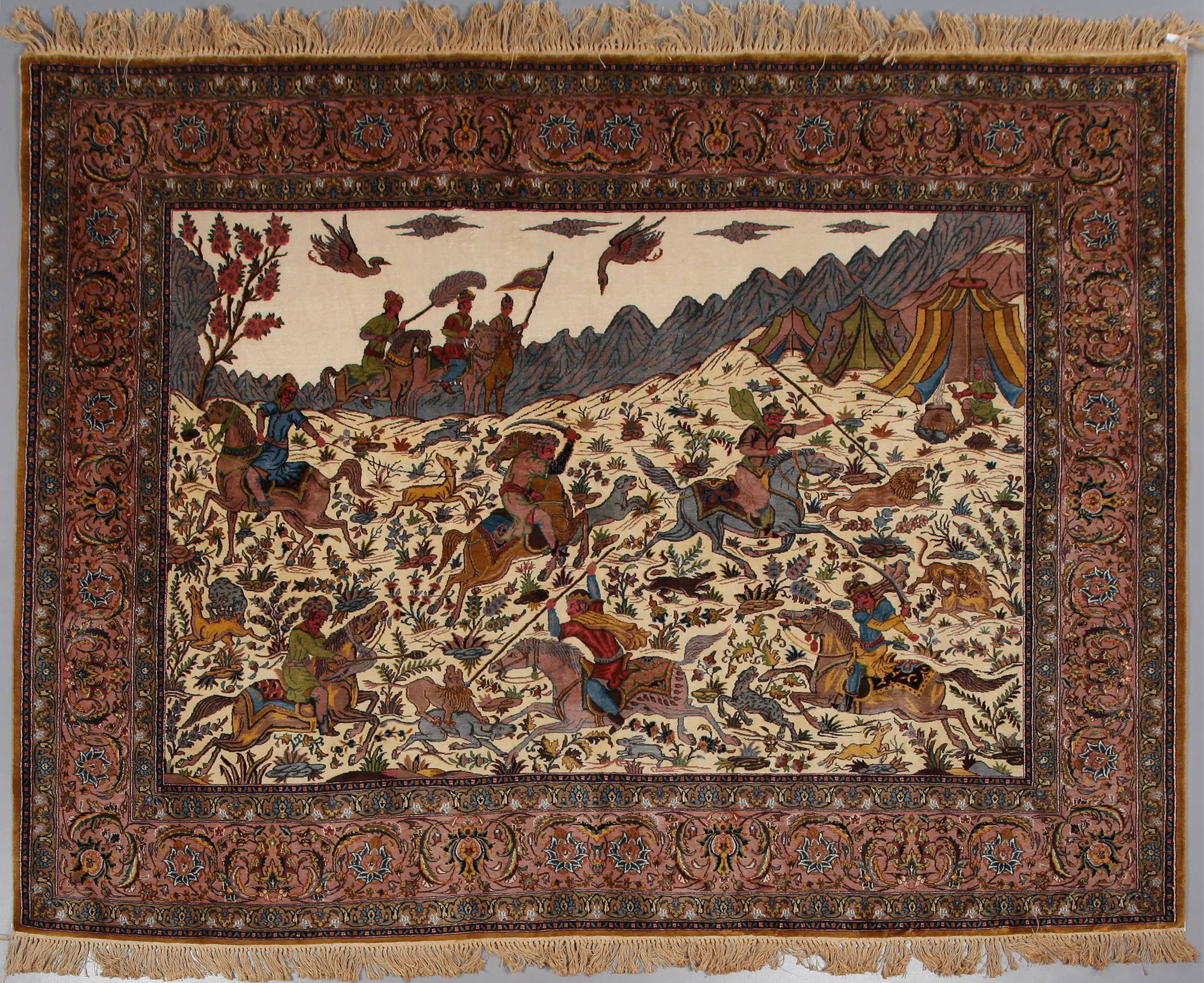 MATTA, Kashmir, Indien, ca 242x183 cm.