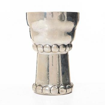 Vase, silver, Art Nouveau, Denmark, 1917.