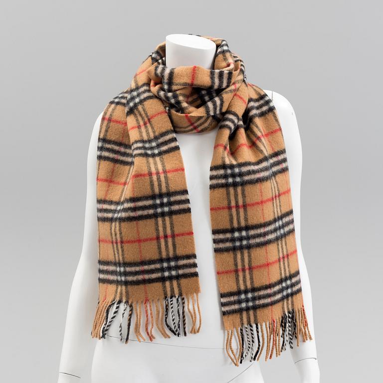 A scerf by Burberry.