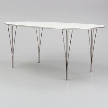 BRUNO MATHSSON & PIET HEIN, 'Supperellips' table. Fritz Hansen, Denmark.