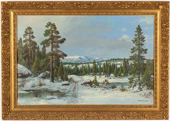 Thorvald Rygaard, Winter Landscape.