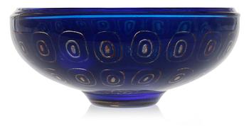 775. A Sven Palmqvist 'Ravenna' glass bowl, Orrefors 1956.