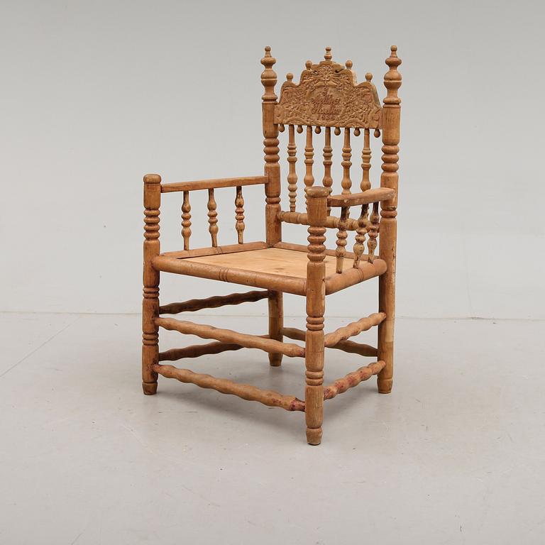 KARMSTOL, renässansstil, 1800-talets mitt.