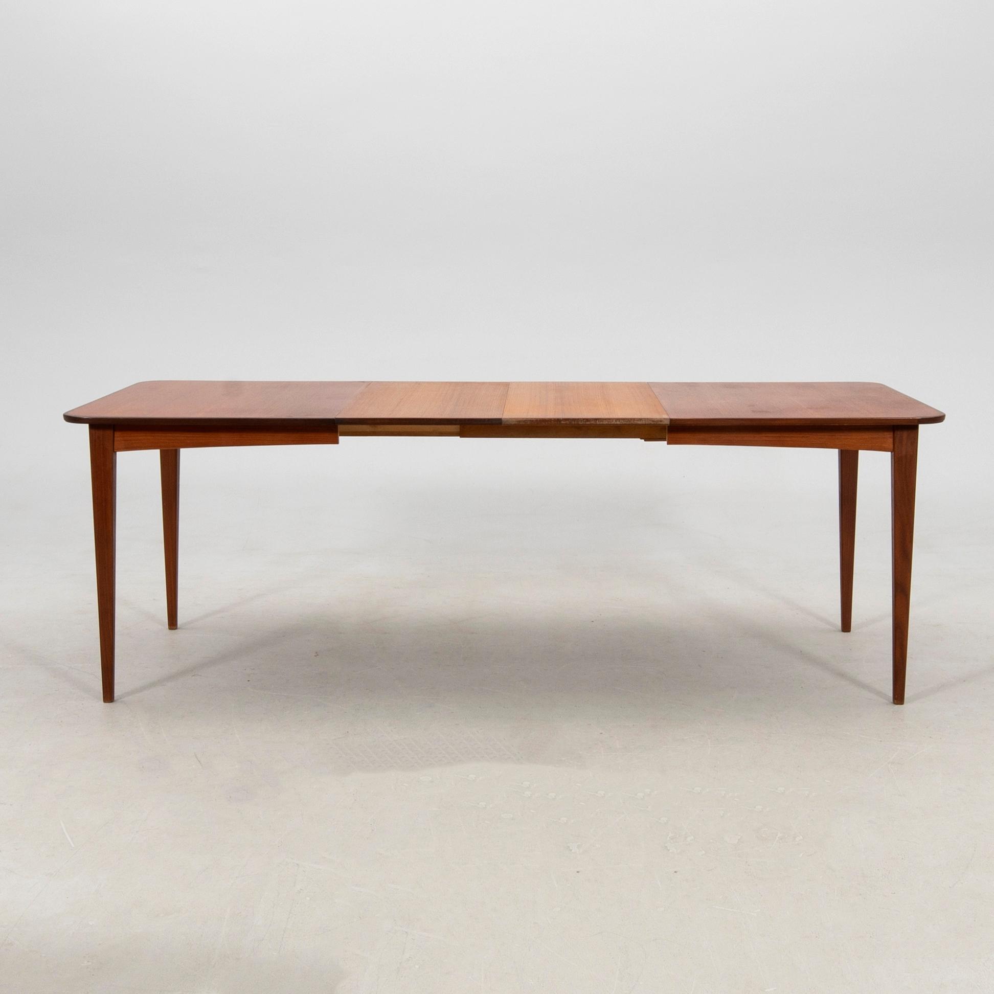 Matbord 1900-talets andra hälft.