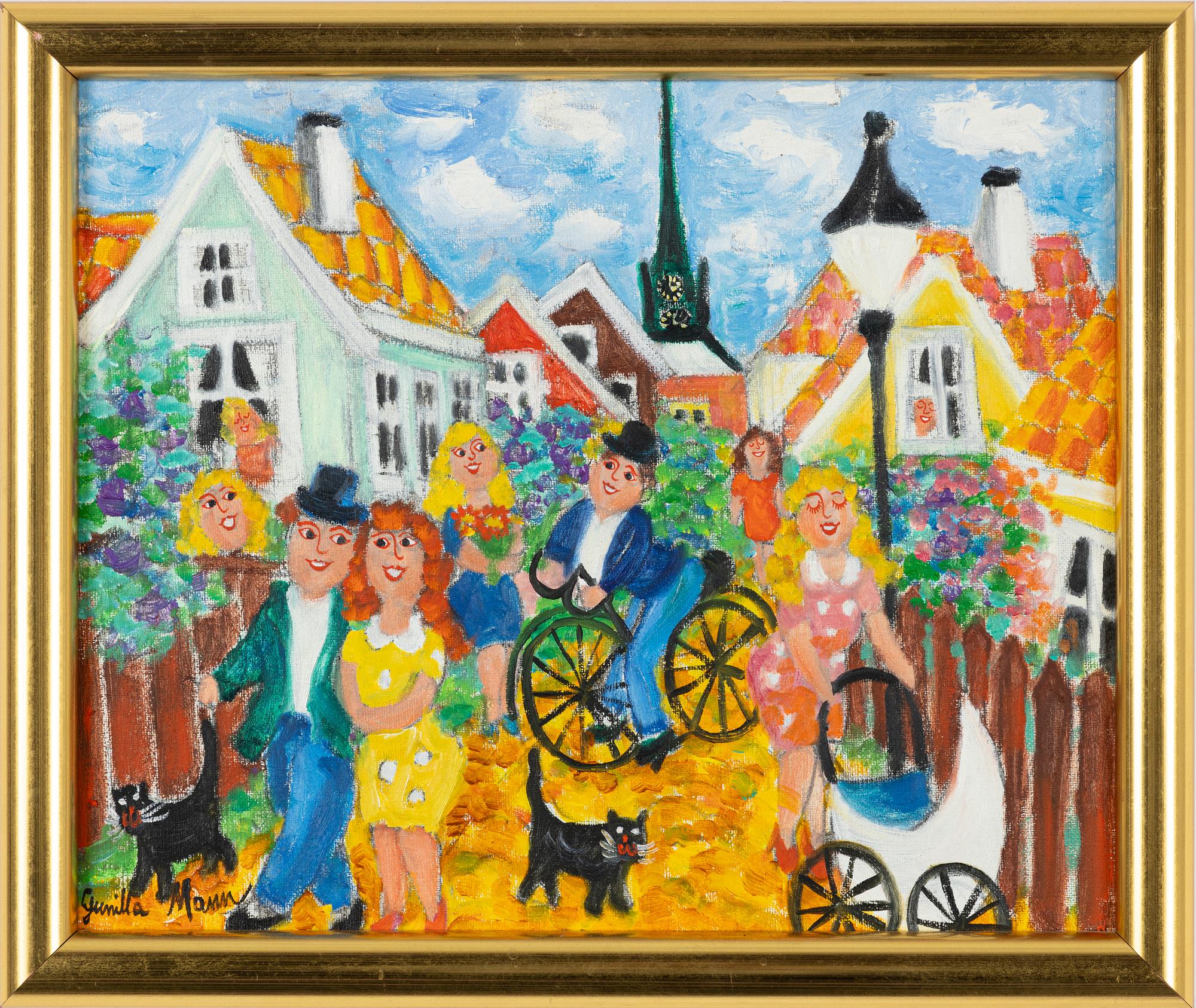 Gunilla Mann, "Promenad i Arboga".