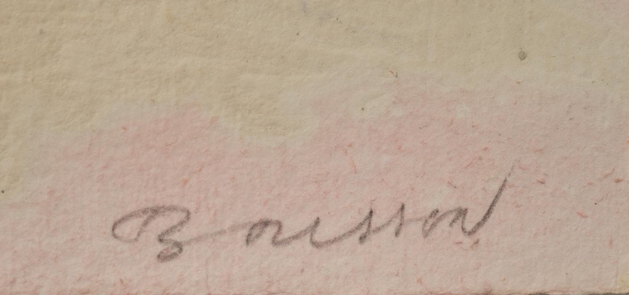 PIERRE MARIE BRISSON, blandteknik, sign o numr 16/20.