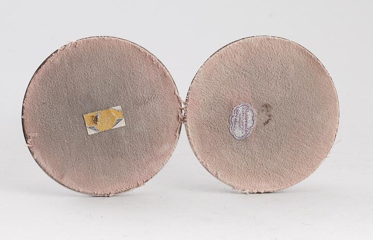 LJUSSTAKAR, 1 par, silver, Göteborg 1958.
