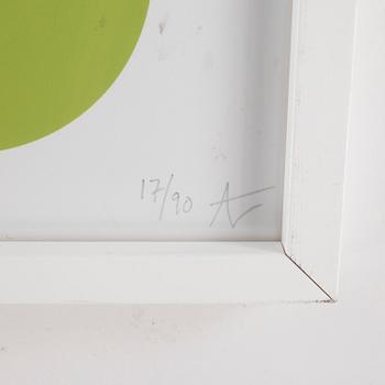 ANDREAS LUNDBERG, gicleetryck, monogramsignerad o numrerad 14/90.