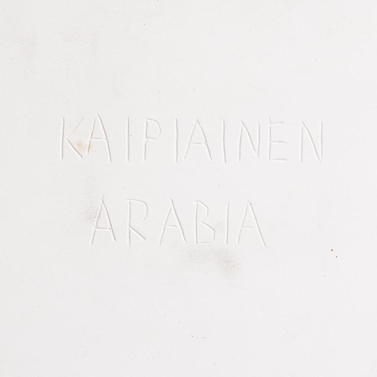 Birger Kaipiainen, a stoneware decorative dish signed Kaipiainen Arabia.