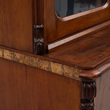 A two-part book cabinet, second half of the 19th century.
