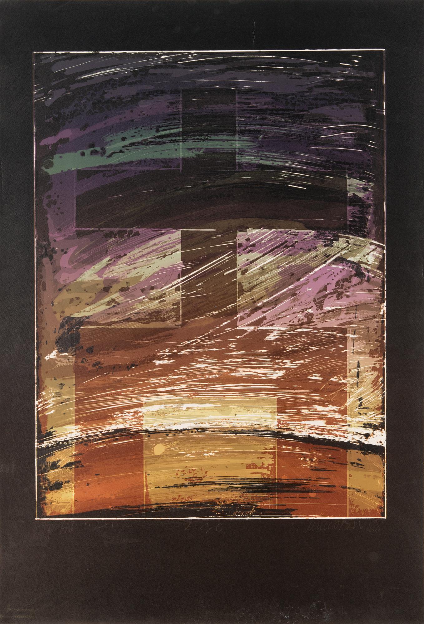 Tapani Mikkonen, lithograph, signed and dated -88, numbered Tpl'a 5/21.