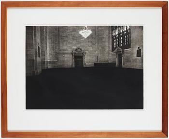 Jene Highstein, photograph signed and dated 1996 a tergo.