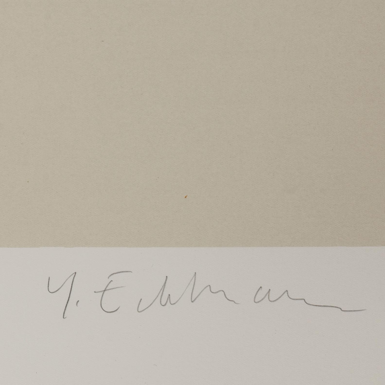 YRJÖ EDELMANN, lithograph in colours, signed XIX/XX.