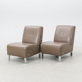 Armchairs, 2 pcs, Sofitalia, late 20th/early 21st century.