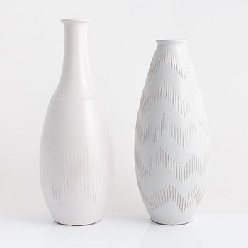 Two ceramic vases from Andersson & Johansson, Höganäs.