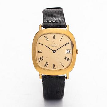 Eterna-Matic, 3003, armbandsur, 34 x 36 mm.