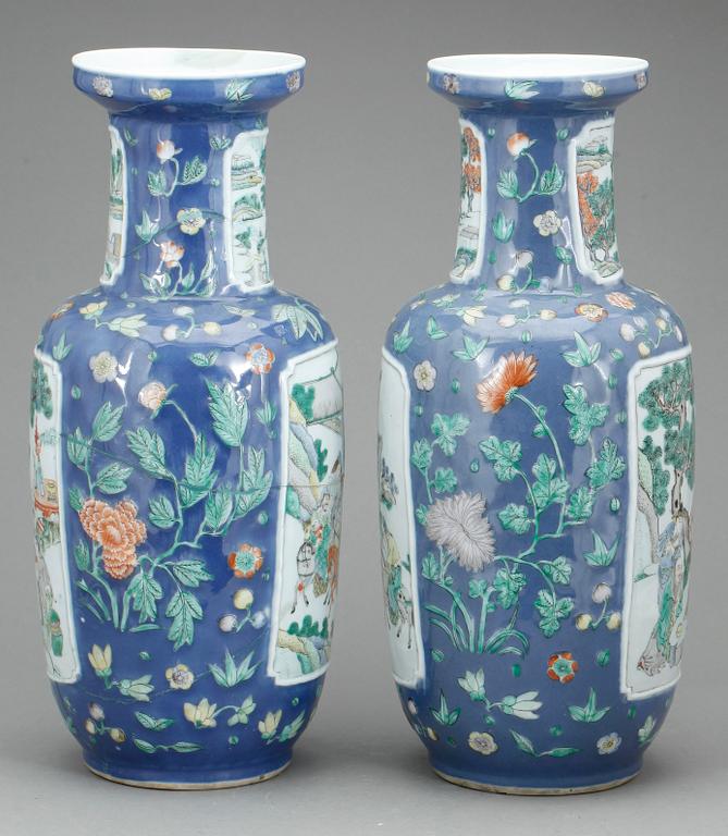 VASER, ett par. Kina, 1800/1900-tal.