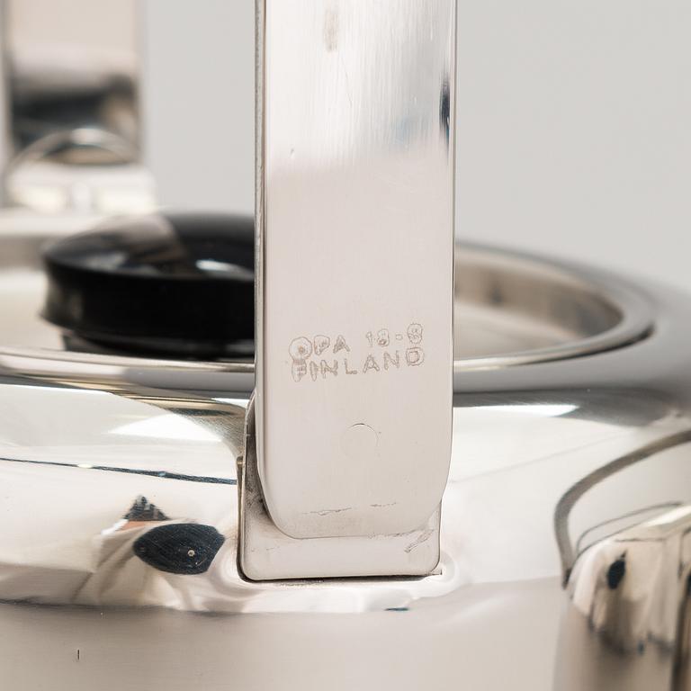 TIMO SARPANEVA, 5-piece stainless steel serving dishes for Opa Ltd.