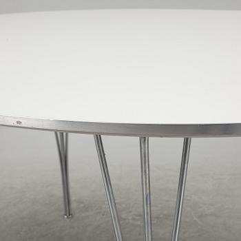Bruno Mathsson & Piet Hein, a 'Superellipse' dining table, Fritz Hansen, Denmark.