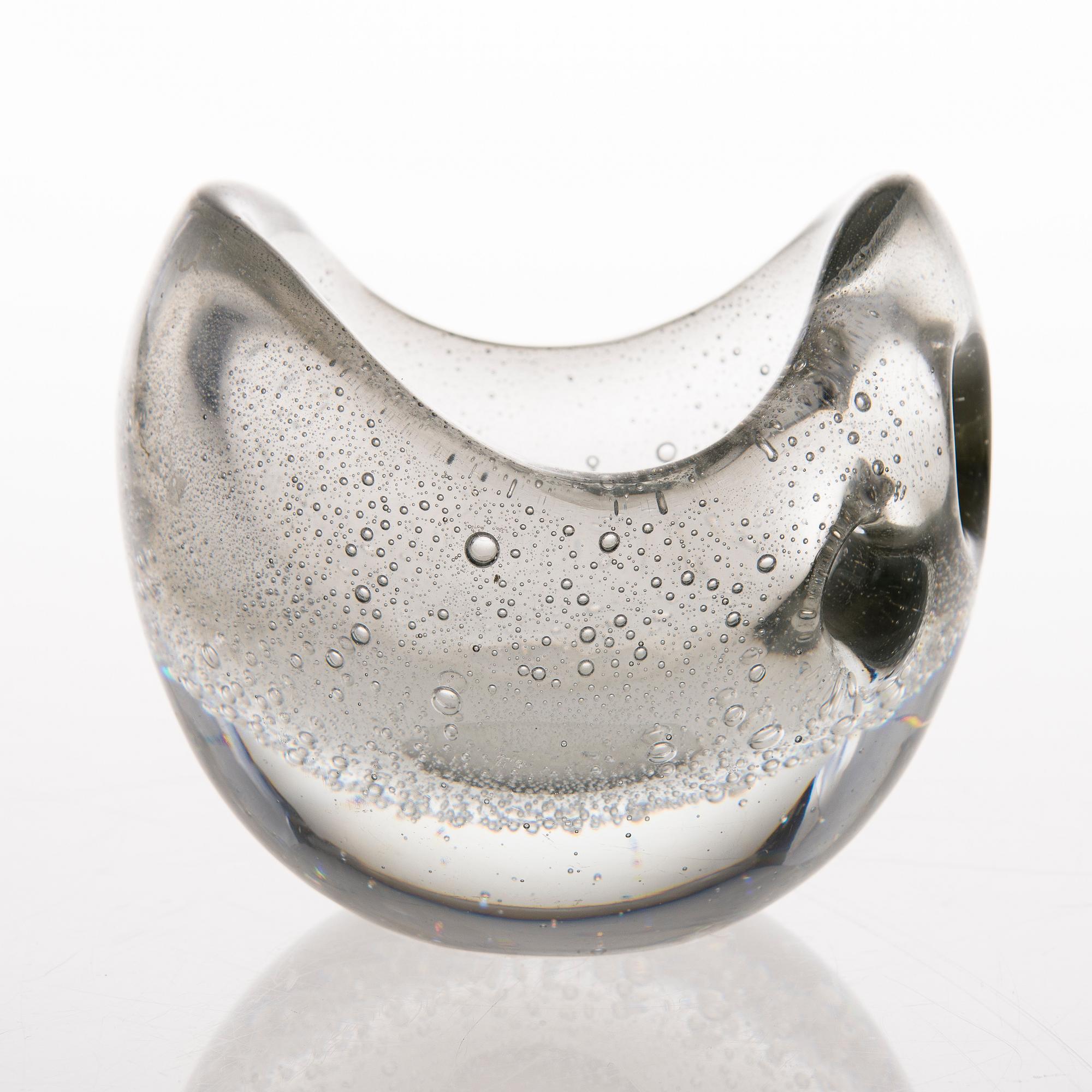 Timo Sarpaneva, Glasskulptur, signerad Timo Sarpaneva, Iittala.