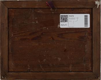 Glasmålningar, ett par, 1700/1800-tal. Pastorala scener.