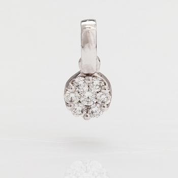 Hänge, 14K vitguld, diamanter ca 0.14 ct tot enl gravyr. Rubens, Helsingfors.