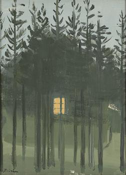 Vera Frisén, Cottage Among the Trees.