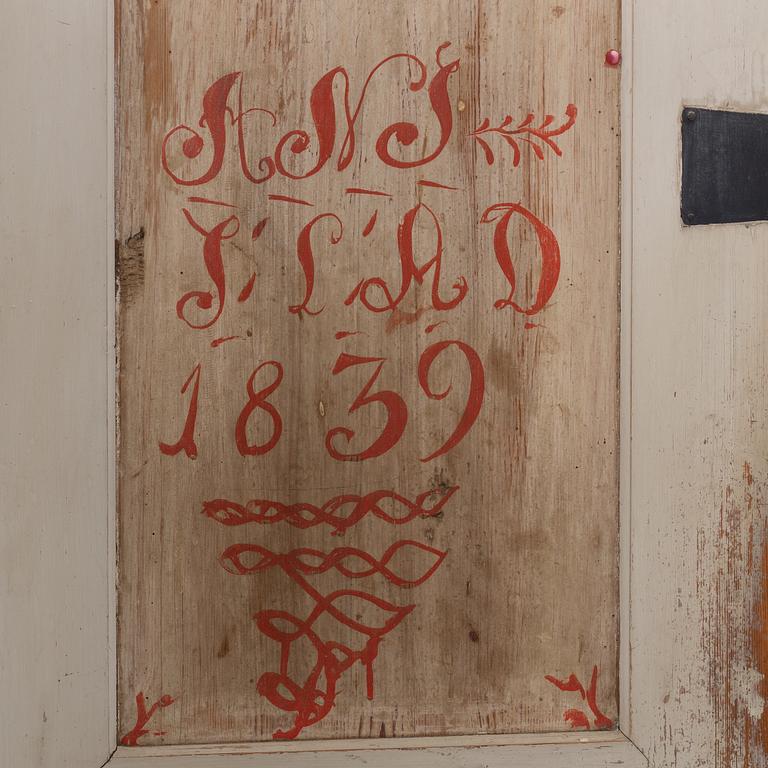 SKRIVSKÅP, allmoge, omkring år 1800.