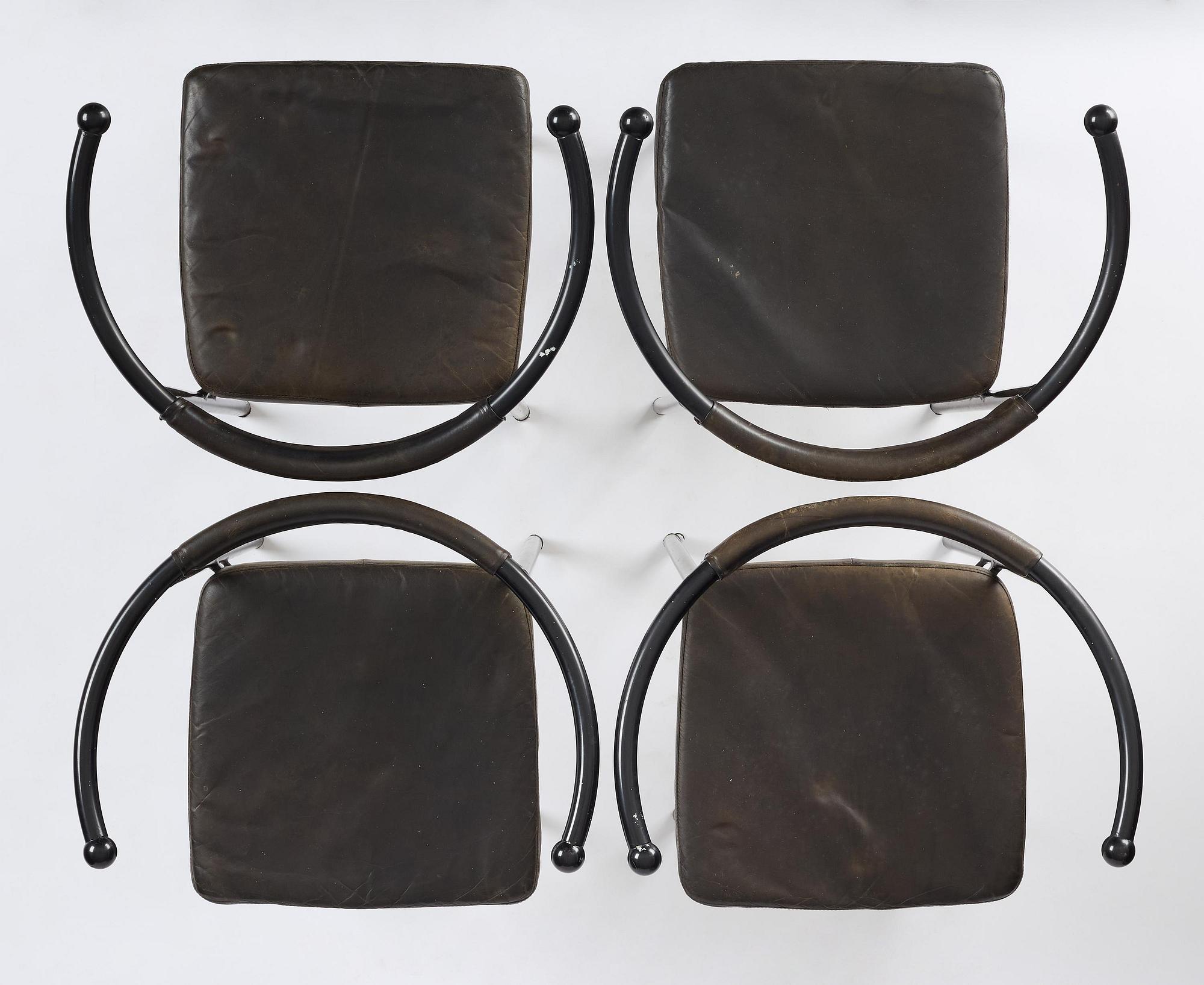 Jonas Bohlin, a set of four "Point" chairs, Källemo, Värnamo, post 1985.