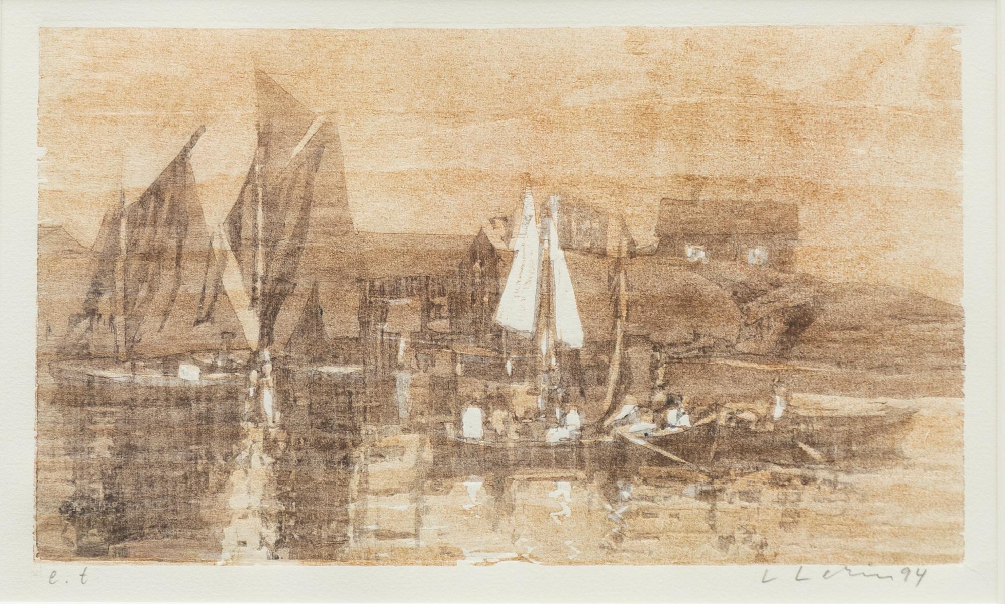 Lars Lerin, Archipelago Harbour.