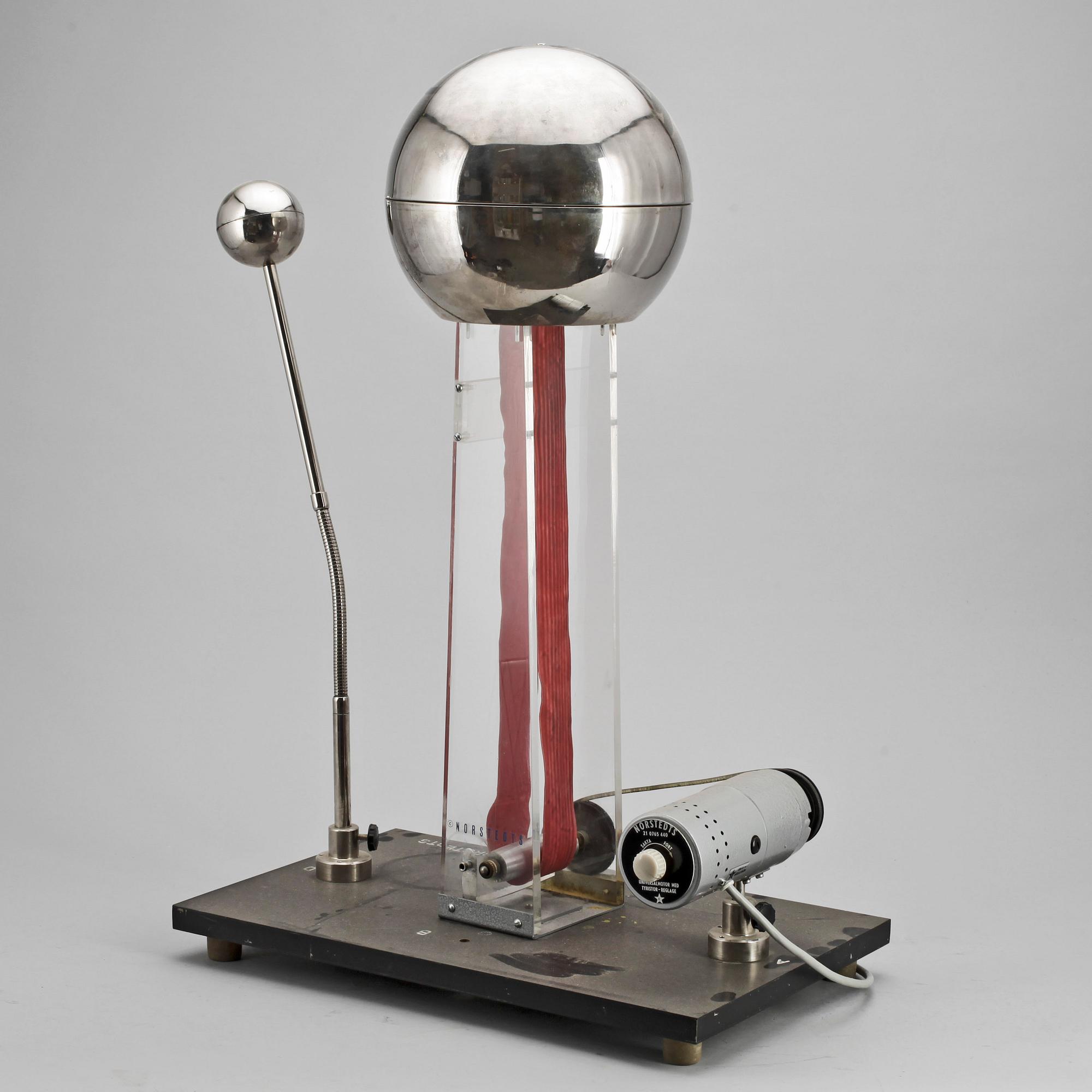 VAN DE GRAAFF-GENERATOR, Norstedts, Sverige, 1900-talets mitt.