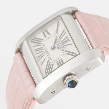 Cartier, Tank Divan, wristwatch, 38.5 x 24.5 (30.5) mm.