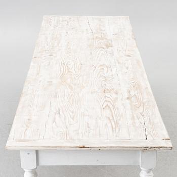 A table with stools, 20th/21st century.