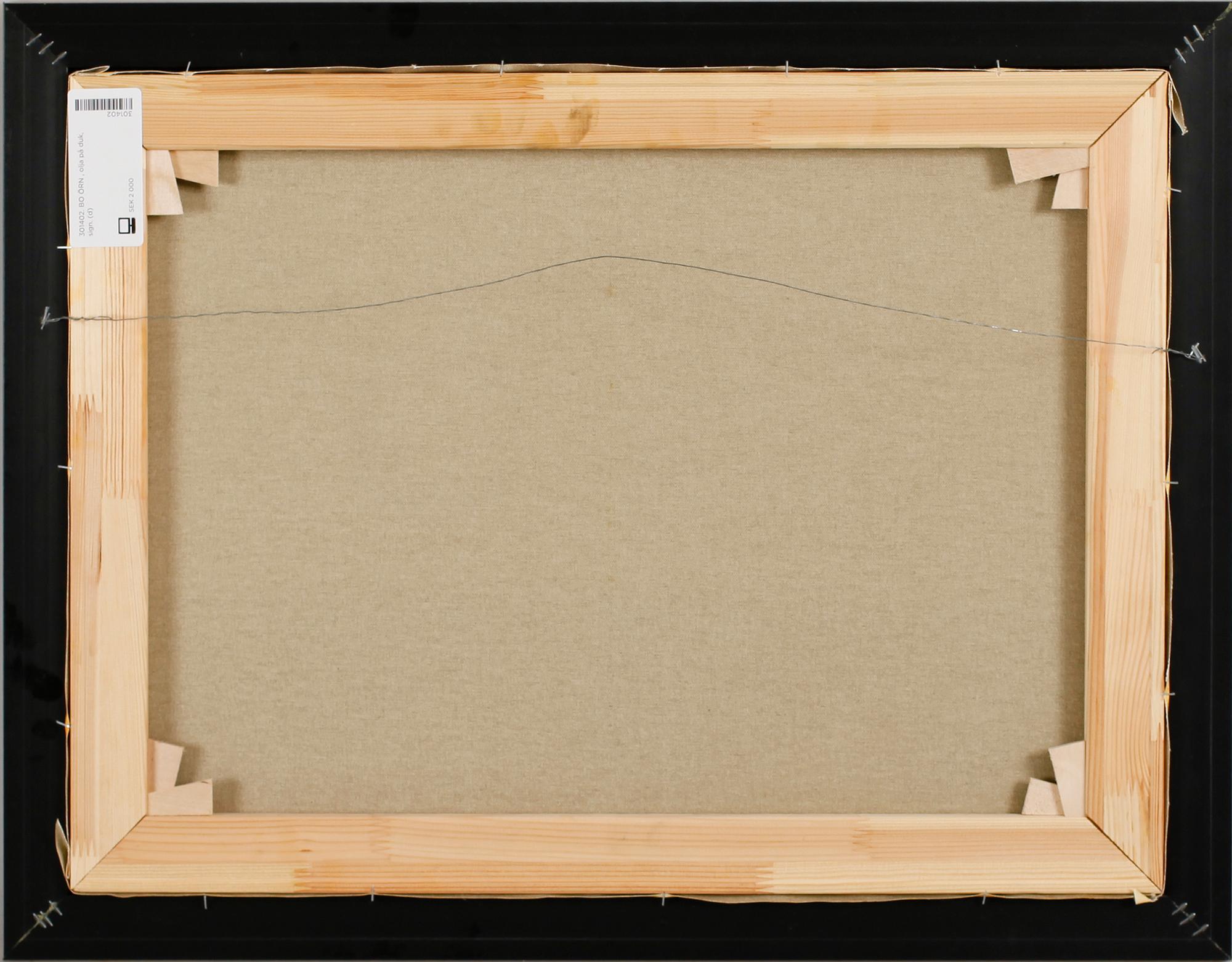 BO ÖRN , olja på duk, sign.