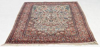 Matta, Kashan, antik, 210x150 cm.