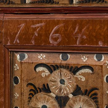 A swedish cupboard, probably Dalarna, early 19th century.