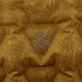 Saltkar med skedar, 6 st, silver, svenska importstämplar, G.A. Dahlgren, Malmö, 1920.