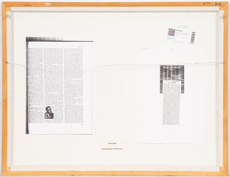 Adolf Bock, The five-masted barquentine "Köpenhavn".