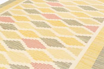 A carpet, flat weave, ca 380 x 247 cm.