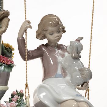 Juan Carlos Ferri Herrero, figurine, "Swing into Spring", Lladró, Spain, 2007 - 2011.