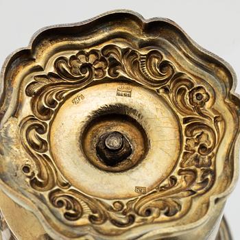 Temugg, förgyllt silver, kontrollör Nikolaì Lukich Dubrovin, Moskva 1841, Ryssland.