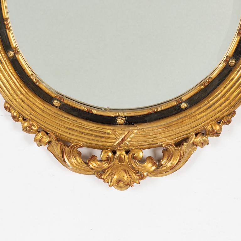 An late Empire mirror, mid 19th century.