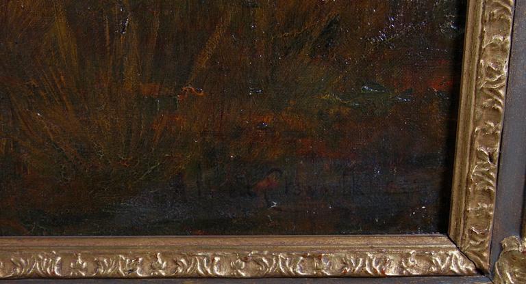 ELSWORTH, ALFRED. Olja på duk, sign o dat 1892.