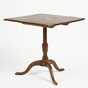 Fällbord, Sverige, 1700-talets andra hälft, Rokoko.