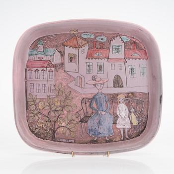 Rut Bryk, a ceramic dish signed Rut Bryk and a tergo Bryk Arabia.