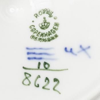 Kaffeservis, 34 delar, porslin, "Blå blomst", Royal Copenhagen, Danmark.