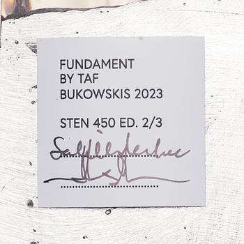 TAF, Gabriella Lenke & Mattias Ståhlbom, "Sten 450", pedestal, ed. 2/3.