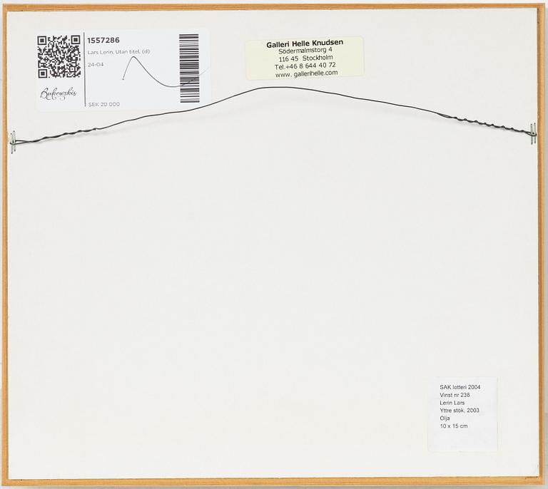 Lars Lerin, "Yttre stök".