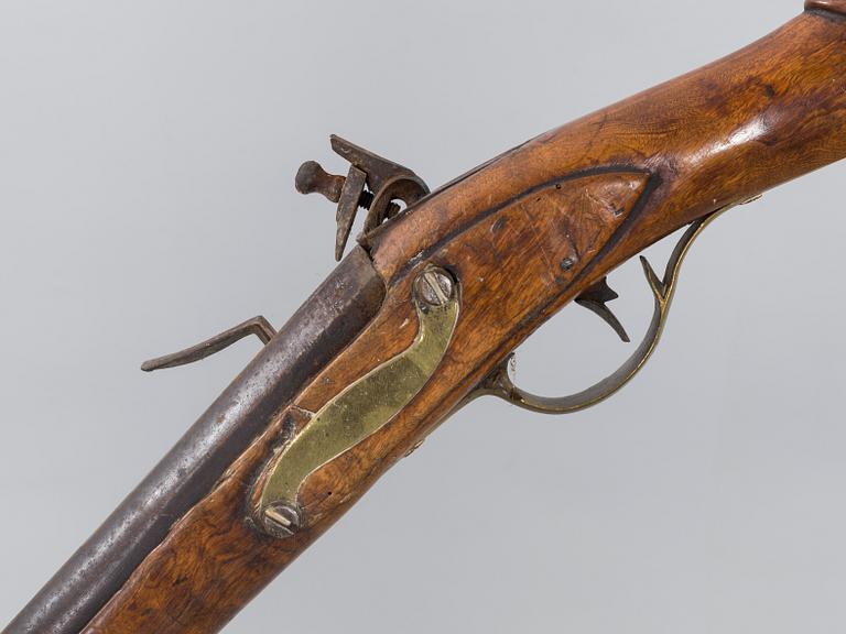 A rifle, 19th century,