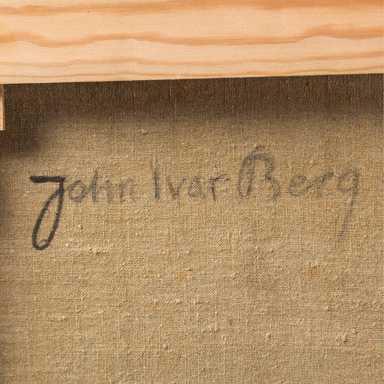 JOHN IVAR BERG, olja på duk, signerad och daterad -36.